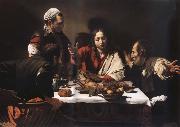 Caravaggio The meal in Emmaus oil painting