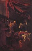 Caravaggio Marie dod oil painting