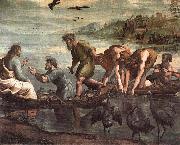 Raphael The Miraculous Draught of Fishes, oil painting