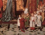 aristotle Choir boy oil painting