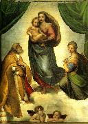 Raphael the sistine madonna oil painting