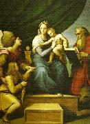 Raphael the madonna del pesce oil painting
