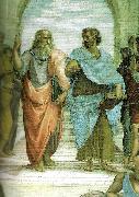 Raphael plato and aristotle detail of the school of athens oil painting