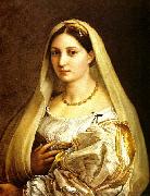 Raphael donna velata oil painting