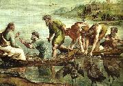 Raphael the miraculous draught of fishes oil painting