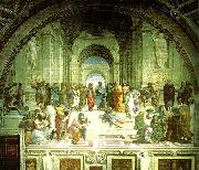 Raphael school of athens oil painting