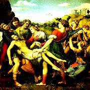 Raphael la mise au tombeau oil painting