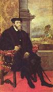 Titian Portrat des Karl V. im Lehnstuhl oil painting