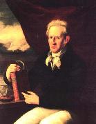 Anonymous Portrait of Andres Manuel del Rio Spanish-Mexican geologist and chemist. oil painting