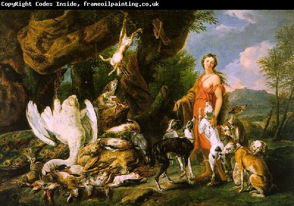  Jan  Fyt Diana with her Hunting Dogs Beside the Kill