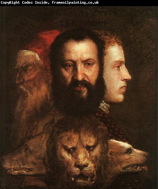  Titian Allegory of Time Governed by Prudence