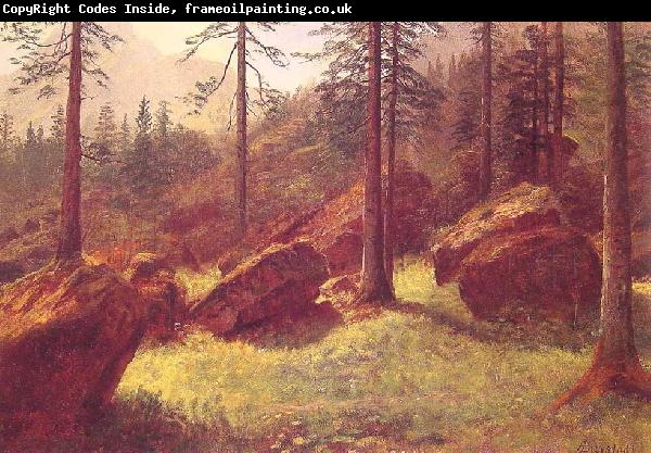 Albert Bierstadt Wooded Landscape