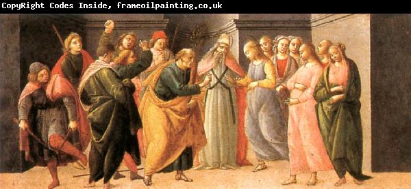 BARTOLOMEO DI GIOVANNI Predella: Marriage of Mary