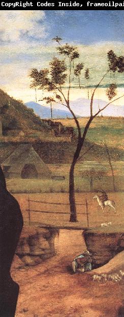 BELLINI, Giovanni Madonna and Child Blessing (detail)