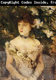 Berthe Morisot Young Woman in Evening Dress
