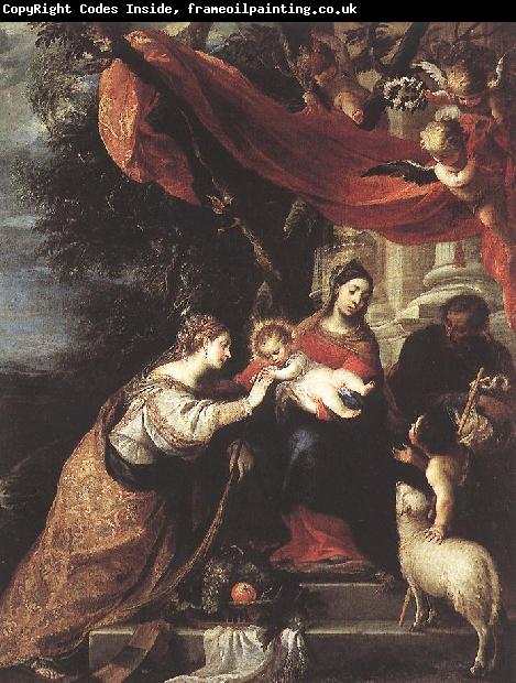 CEREZO, Mateo The Mystic Marriage of St Catherine klj