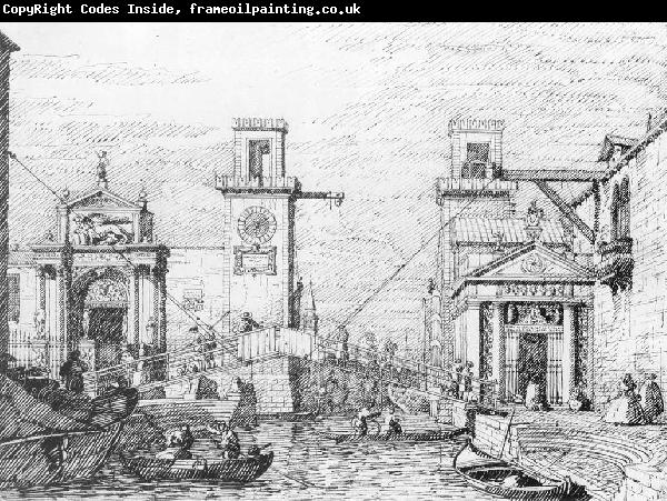 Canaletto The Arsenal: the Water Entrance g