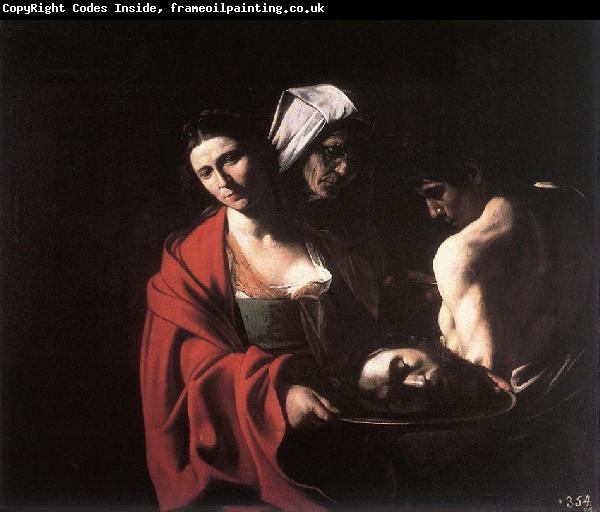 Caravaggio Salome with the Head of the Baptist fg