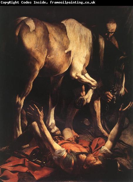 Caravaggio The Conversion on the Way to Damascus fgg