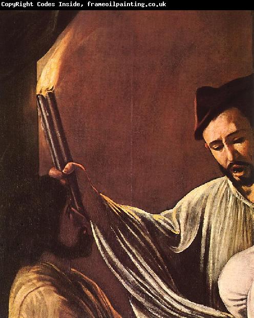 Caravaggio The Seven Acts of Mercy (detail) dfg