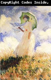 Claude Monet Study of Figure Outdoors