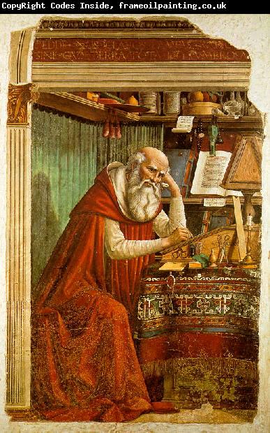 Domenico Ghirlandaio Saint Jerome in his Study  dd