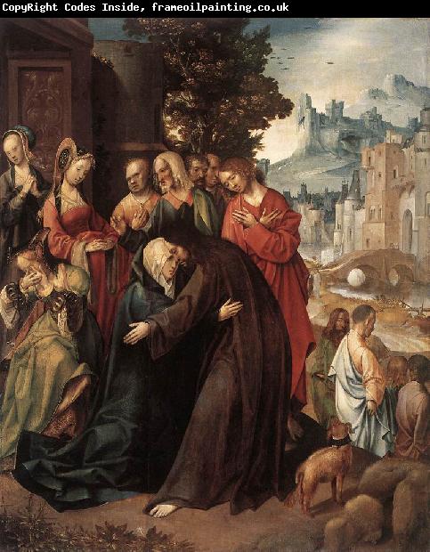 ENGELBRECHTSZ., Cornelis Christ Taking Leave of his Mother fdg