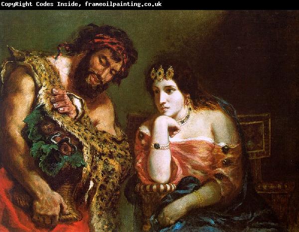 Eugene Delacroix Cleopatra and the Peasant