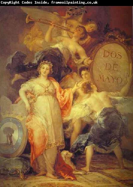 Francisco Jose de Goya Allegory of the City of Madrid.