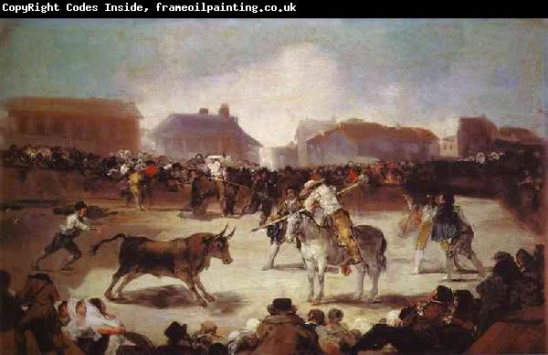 Francisco Jose de Goya A Village Bullfight