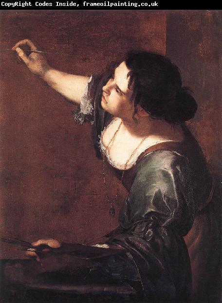 GENTILESCHI, Artemisia Self-Portrait as the Allegory of Painting fdg