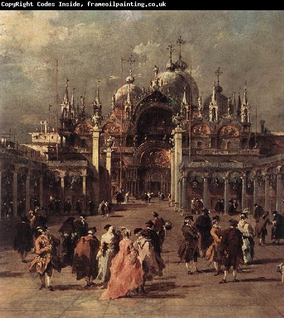 GUARDI, Francesco Piazza di San Marco (detail) dh