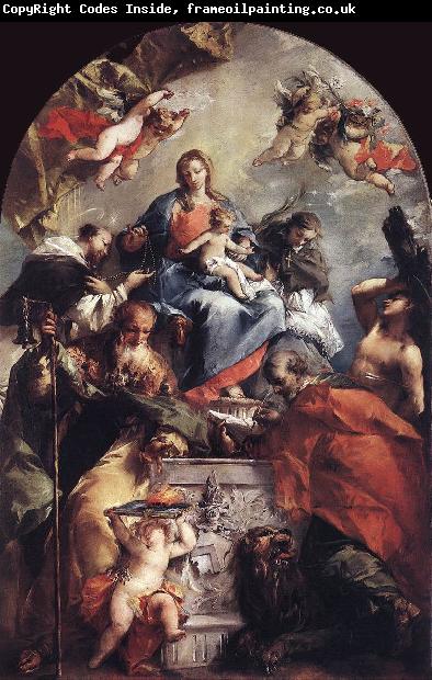 GUARDI, Gianantonio Madonna and Child with Saints kh