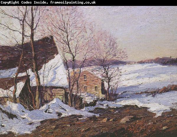 George M Bruestle Barns in Winter