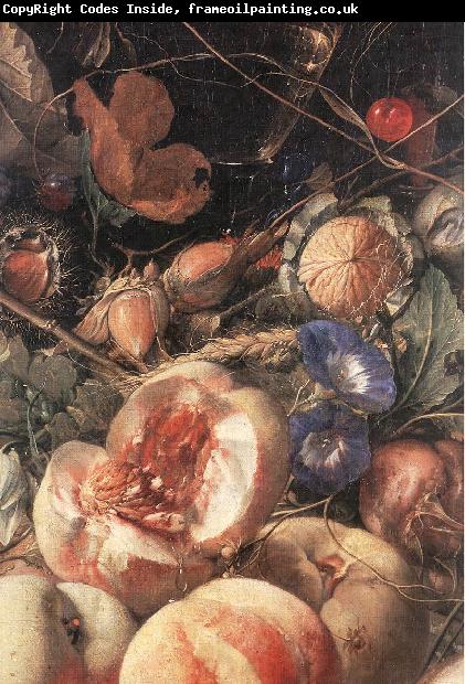 HEEM, Cornelis de Still-Life with Flowers and Fruit (detail) sg