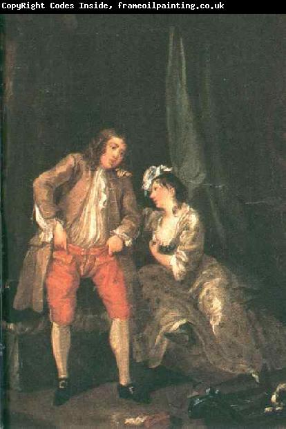 HOGARTH, William Before the Seduction and After sf