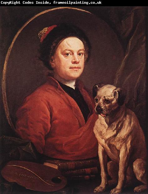 HOGARTH, William The Painter and his Pug f