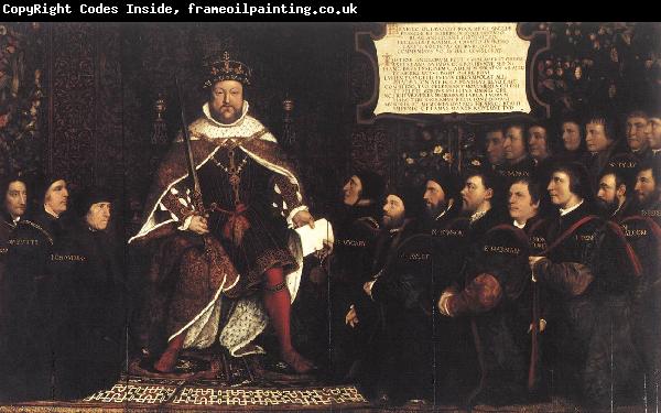 HOLBEIN, Hans the Younger Henry VIII and the Barber Surgeons sf