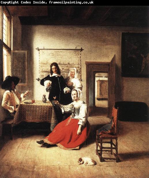 HOOCH, Pieter de Young Woman Drinking sf