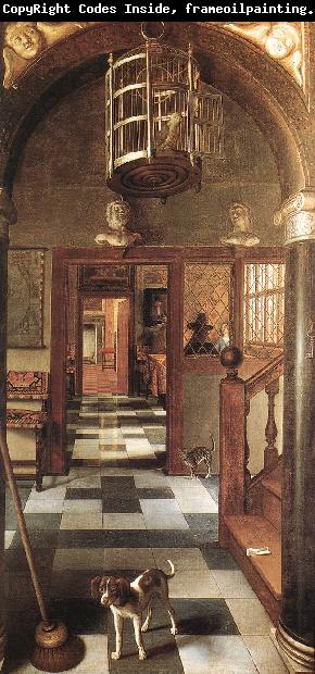 HOOGSTRATEN, Samuel van View of a Corridor af