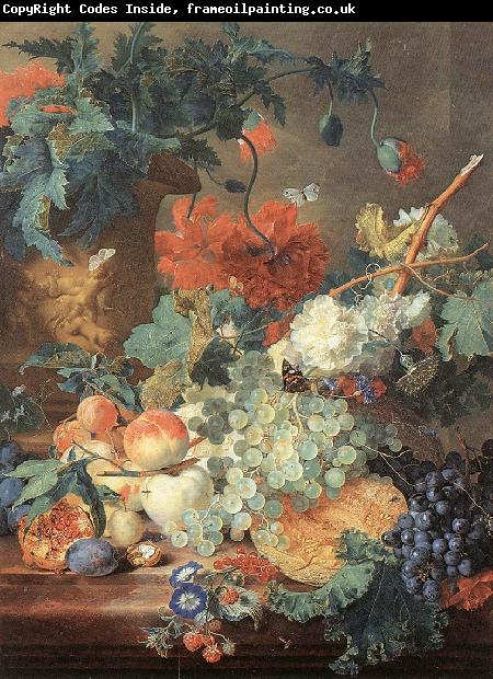HUYSUM, Jan van Fruit and Flowers s