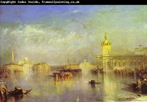 J.M.W. Turner The Dogana, San Giorgio, Citella, From the Steps of the Europa.