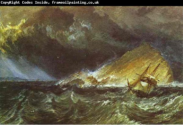 J.M.W. Turner The Mew Stone at the Entrance of Plymouth Sound.