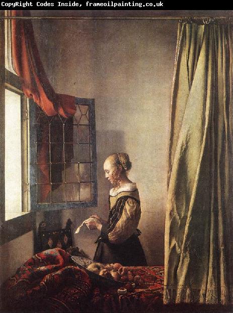 Jan Vermeer Girl Reading a Letter at an Open Window