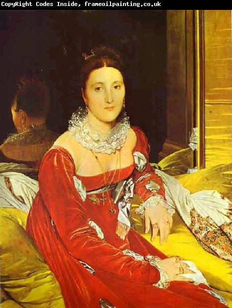 Jean Auguste Dominique Ingres Portrait of Madame de Senonnes.