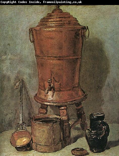 Jean Baptiste Simeon Chardin The Copper Cistern