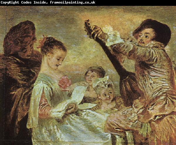 Jean-Antoine Watteau The Music Lesson