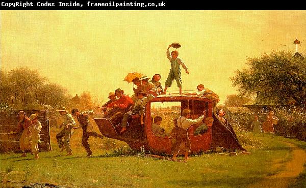Jonathan Eastman Johnson The Old Stagecoach