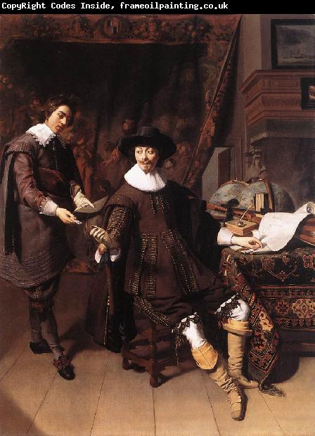 KEYSER, Thomas de Constantijn Huygens and his Clerk g