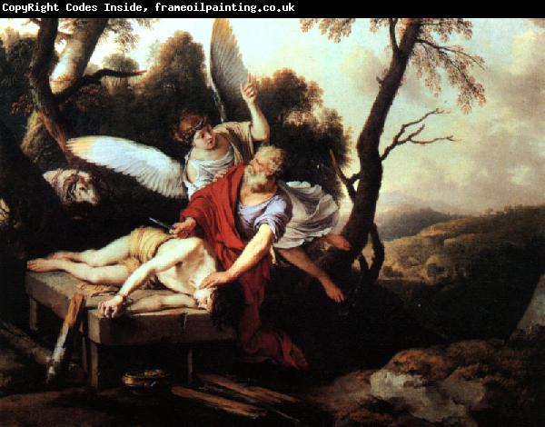 LA HIRE, Laurent de Abraham Sacrificing Isaac g
